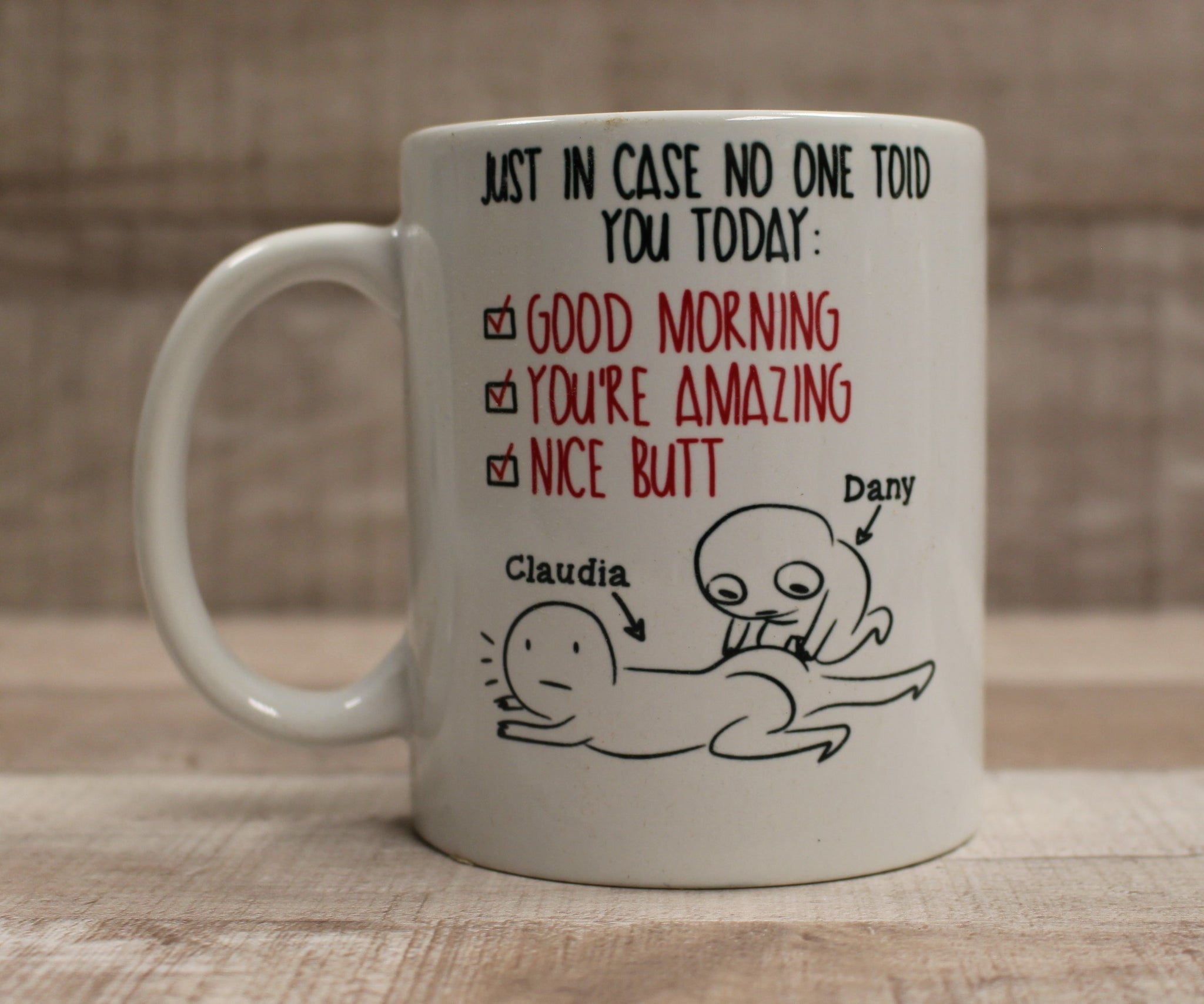 Good Morning You're Amazing Nice Butt Coffee Cup Mug - Funny - New –  Military Steals and Surplus