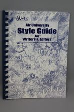 Load image into Gallery viewer, &quot;Air University Style Guide for Writers and Editors&quot;