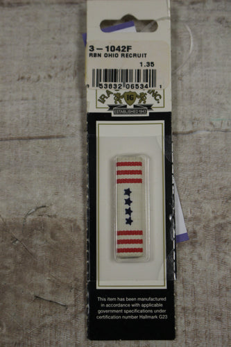 IRA Green Ohio National Guard Recruiting Ribbon -New