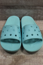 Load image into Gallery viewer, Croc Slides - Womens Size 7 Mens Size 5 -Blue -Used