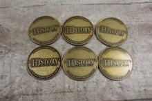 Load image into Gallery viewer, History Channel Club Set Of 6 Collectors Medallion War History Coins - New
