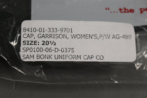 US Army Women's Garrision Cap, 8410-01-333-9701, Size 20 1/2, New!