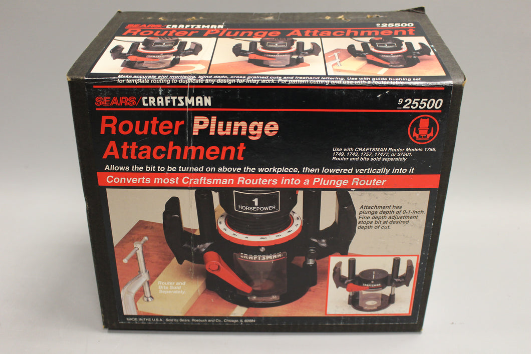 Sears Craftsman Router Plunge Attachment - New