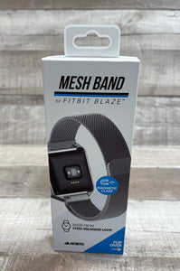 FitBit Blaze Adjustable Mesh Band with Magnetic Clasp Replacement - Silver - New