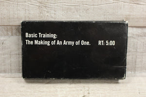 U.S. Army Welcome To The Army Basic Training VHS Video Tape - Used