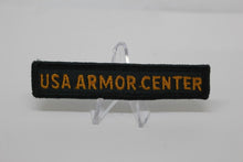 Load image into Gallery viewer, Army USA Armor Center Tab Patch, Sew On, New