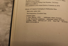 Load image into Gallery viewer, The Integration Of Modern Iraq - Abbas Kelidar - Hardback - Used