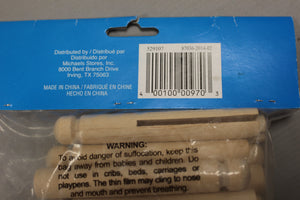 Vintage Wooden Doll Pins/Clothes Pins - Pack of 24 - New