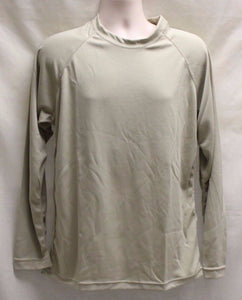 UNITED Mens Long Sleeve Midweight Long John Shirt - XLarge - Desert Sand - Used