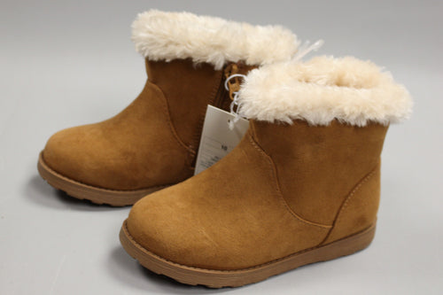 Cat & Jack Toddler Girls Chestnut Oriole Fleece Lined Ankle Fashion Boot Size 11