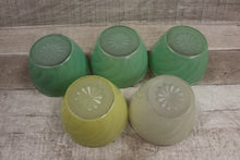 Load image into Gallery viewer, Set Of 5 Vintage Glass Serving Bowl Dishes Set - Multicolor - Used