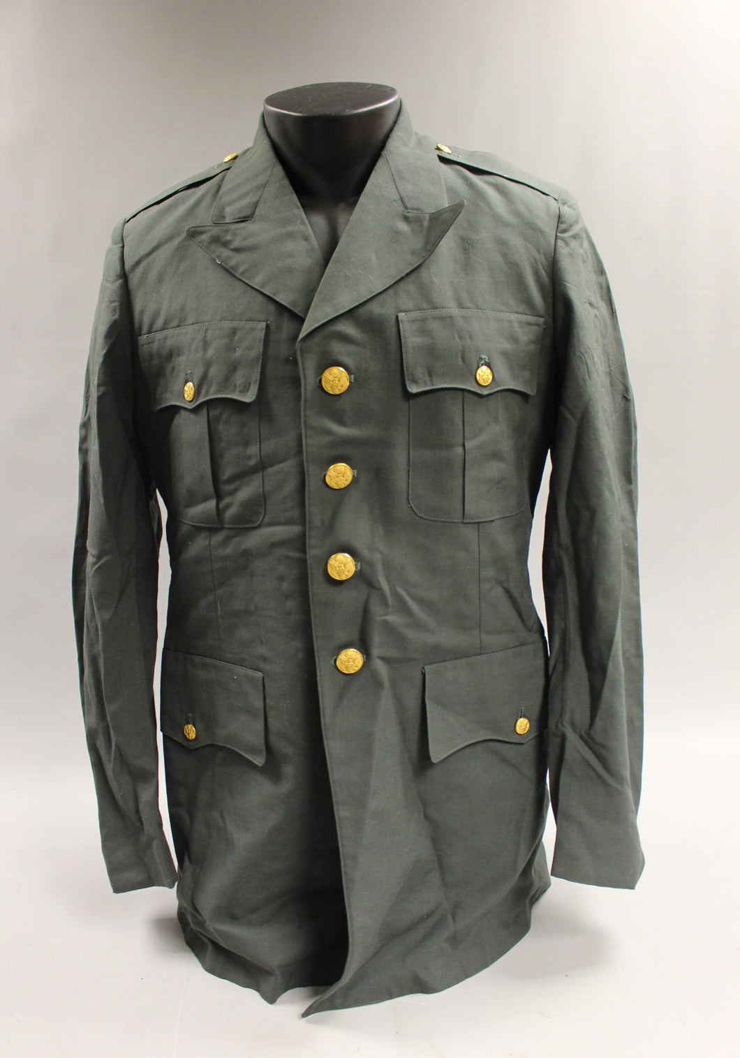 US Army Class As Men's Green Dress Coat / Jacket - Size: 40XL - 8405-965-1627 - Used US Army Class As Men's Green Dress Coat / Jacket - Size: 40XL - 8405-965-1627 - Used
