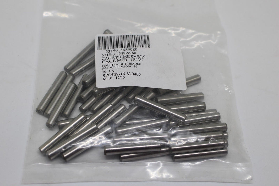 Headless Straight Pin, NSN 5315-01-458-9980, P/N 0VW10, Package of 50, New!