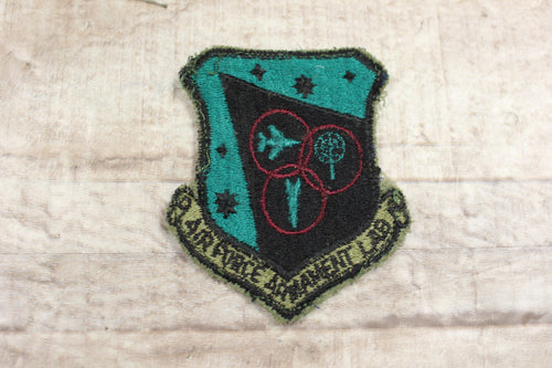 USAF Air Force Armament Muntions Lab Sew On Patch -Used