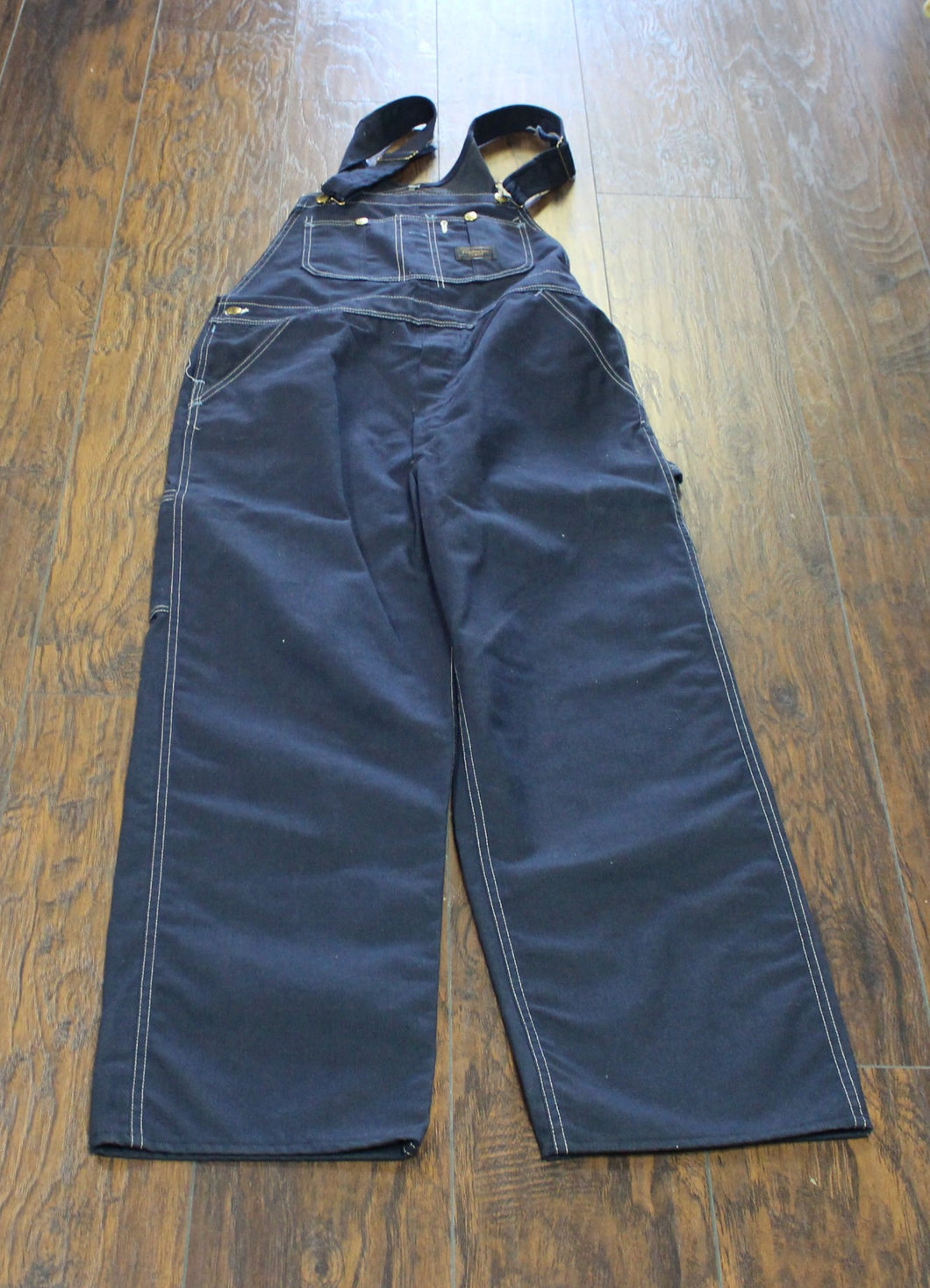 Sears Perma-Prest Tradewear Tri-Blend Overalls - Union Made - Size: 38x32 - Used