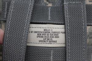 ACU Molle II 1 Qt. Canteen/General Purpose Pouch, 8465-01-525-0585, Various Grades
