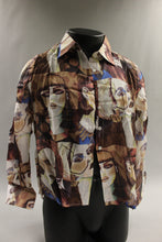 Load image into Gallery viewer, Zeagoo Women&#39;s Face Spread Long Sleeve Shirt - Medium -New