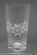 Load image into Gallery viewer, December Home White Snowflake Glass - Used