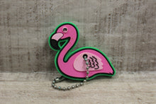 Load image into Gallery viewer, Novelty Flamingo Keychain For Keys Lanyard Purse Bag -Pink/Green -New