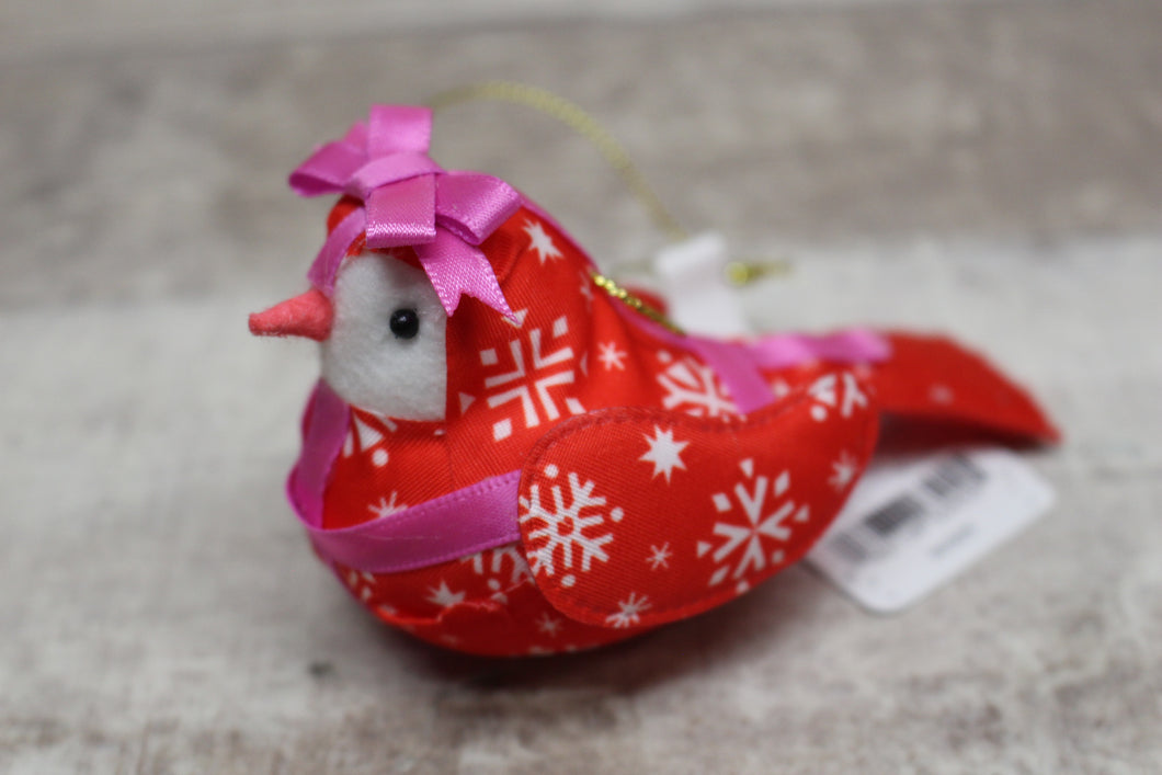 Wondershop By Target Bird Holiday Ornament -Red -New