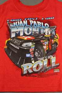 Juan Pablo Montoya #42 Nascar "That's How I Roll" Childrens T-Shirt Size: 3T, New!