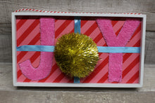 Load image into Gallery viewer, Wondershop By Target Joy Framed Décor For Holiday Season -New