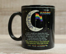 Load image into Gallery viewer, To My Husband, Meeting You Was Fate Coffee Cup Mug - Wife Rainbow Love - New
