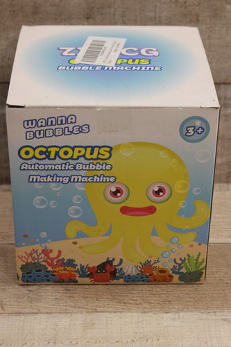 Wanna Bubbles Octopus Automatic Bubble Making Machine - Requires Batteries - New
