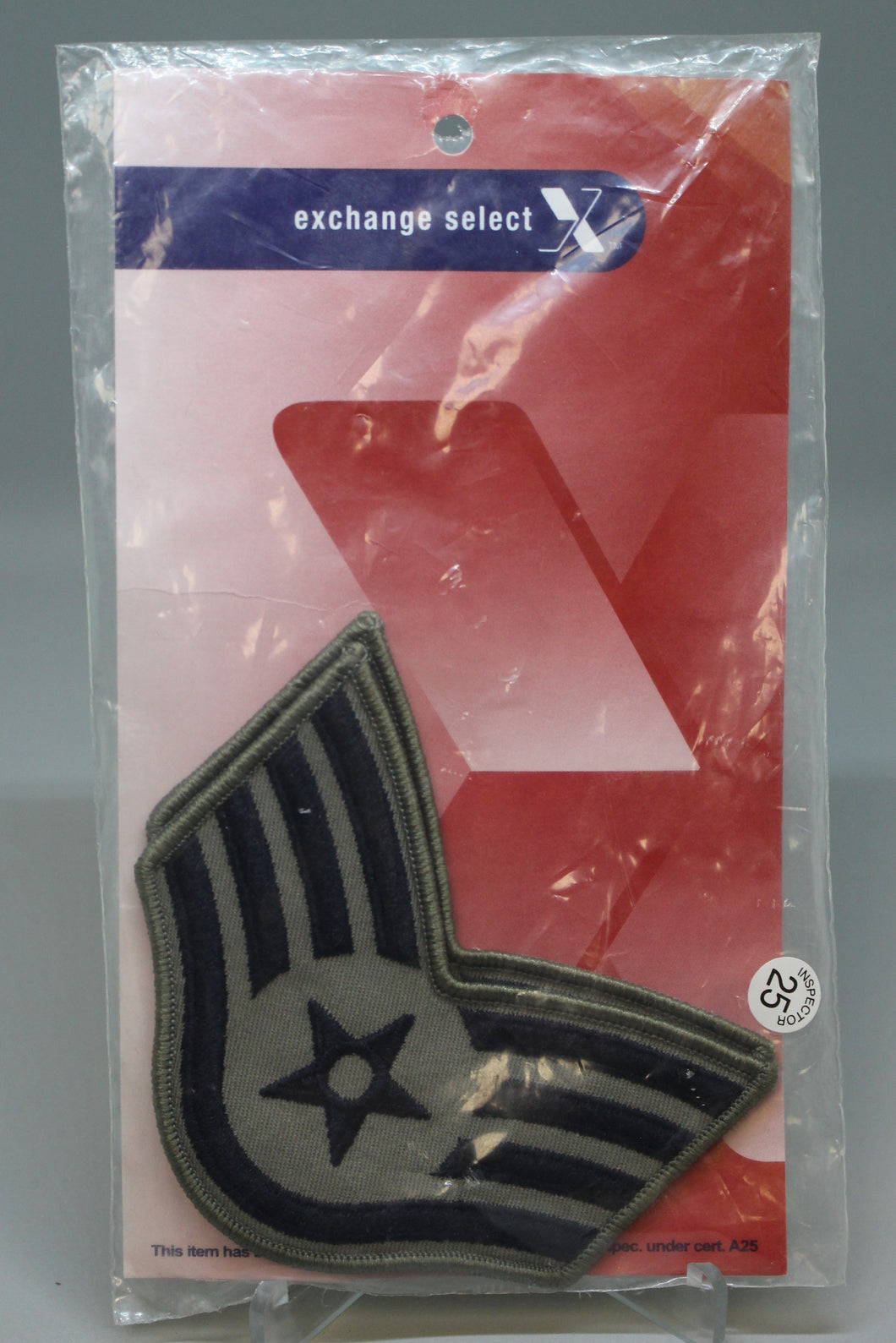 Exchange Select Air Force STF SGT ABU Patches Large - NEW