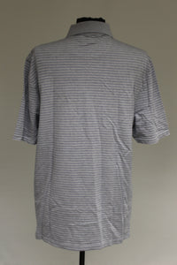 Haggar Clothing C18 Birdseye Polo, Gray, Medium, Used