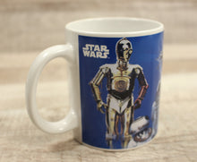 Load image into Gallery viewer, Blue Galerie Star Wars Coffee/Tea Cup/Mug - With Chewbacca, Finn, C-3PO, R2-D2, BB-8 - New