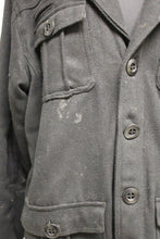 Load image into Gallery viewer, BKE 67 Black Lined Button Up Coat. Medium