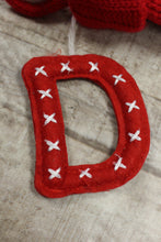 Load image into Gallery viewer, Wondershop By Target Pompom Mini Holiday Stocking With Initial Charm -New