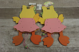 Jumping Jack Easter Duck Children's Toy 2-Pack - New