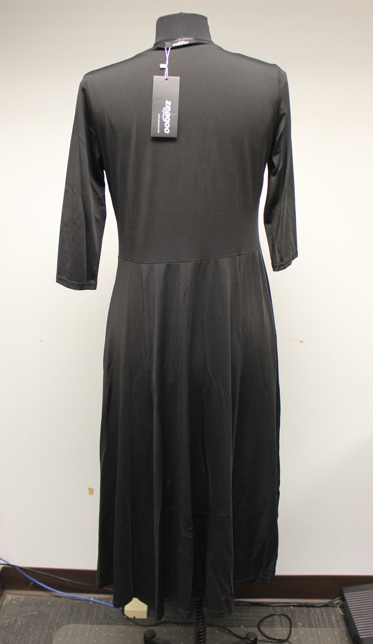 Zeagoo Woman's Long Sleeve Empire Waist Cocktail Dress - Black - Mediu Military Steals and Surplus Zeagoo Woman's Long Sleeve Empire Waist Cocktail Dress - Black - Mediu Military Steals and Surplus
