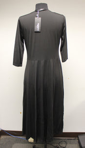 Zeagoo Woman's Long Sleeve Empire Waist Cocktail Dress - Black - Medium - New