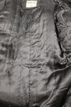 Load image into Gallery viewer, BKE 67 Black Lined Button Up Coat. Medium