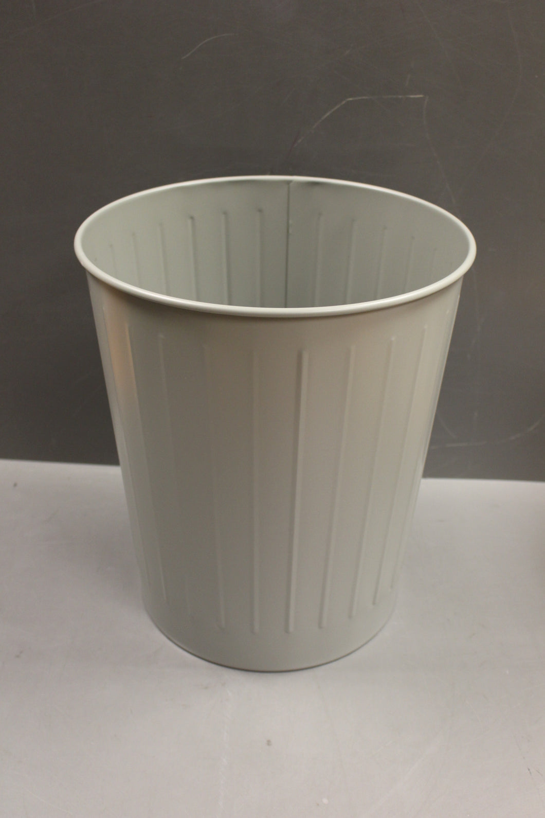 MBA Gray Office Waste Basket / Trash Can, 7520-00-281-5911, New
