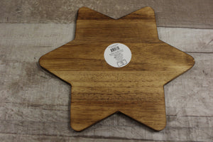 Star Of David Wooden Board Plate - New