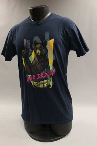 ANR Design Tactical Bear T Shirt Size Medium -Used
