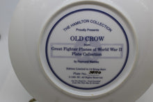 Load image into Gallery viewer, Great Fighter Planes of WW II Plate Collection, &quot;Old Crow&quot;, Plate No. 3877G