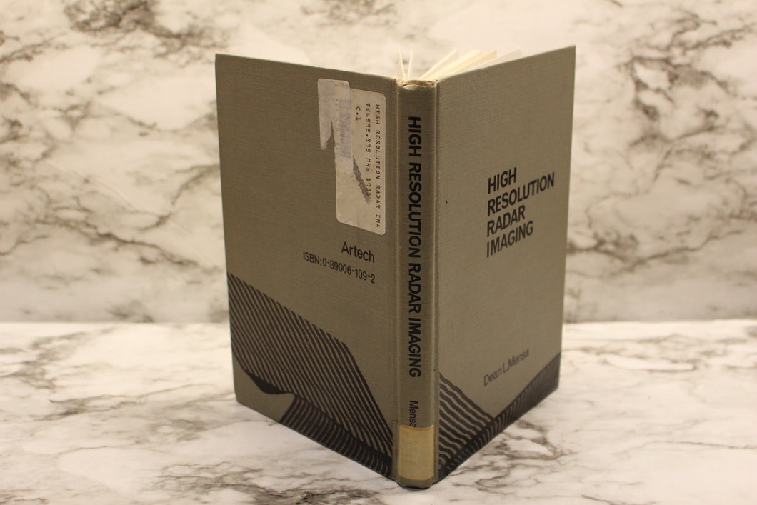 High Resolution Radar Imaging - Dean L. Mensa - 0-89006-109-2 - Hardback - Used