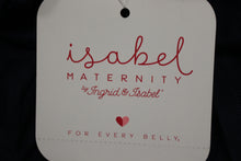 Load image into Gallery viewer, Isabel Maternity 3/4 Sleeve Lace Yoke Knit Maternity Dress - Navy - XXL - New