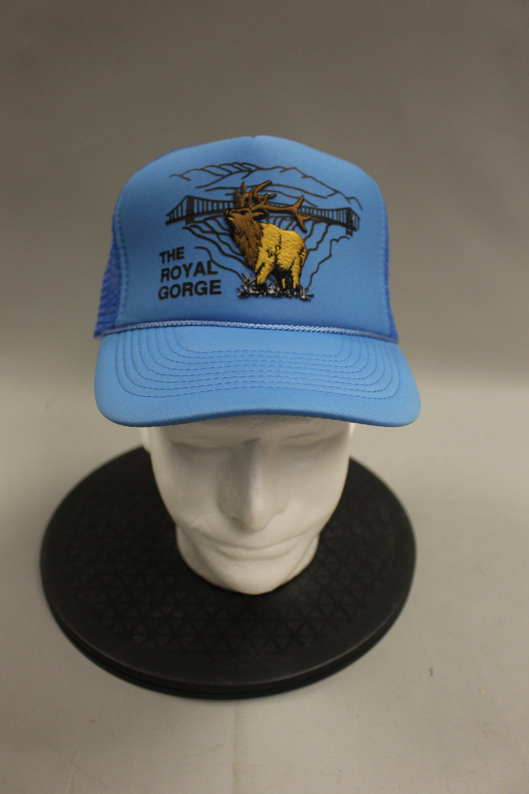 The Royal Gorge Colorado Mesh Snapback Hat -Blue -Used