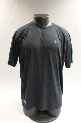 Under Armour Men's Tactical Short Sleeve Shirt Size Large -Black -Used