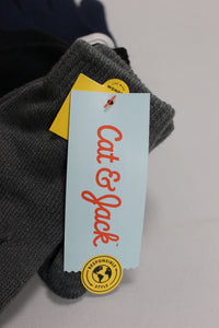 Cat & Jack Tech Touch Gloves - 3 Pack - Gray/Blue/Black - One Size - New