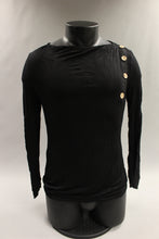 Load image into Gallery viewer, Meaneor Women&#39;s Long Sleeve Sweatshirt Top Size M-Black -New