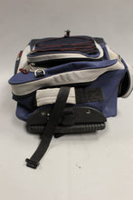 Load image into Gallery viewer, Cal Pak Awestruck Rolling Backpack Luggage -Blue/Black -Used