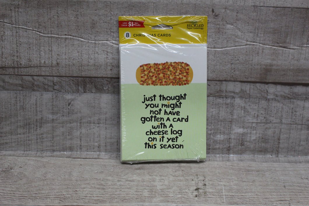 Just Thought You Might Have Not Gotten A Card With A Cheese Log 8 Pack Card -New