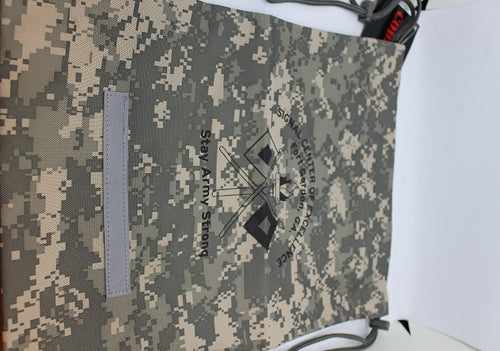 Code Alpha Digital Camouflage Drawstring Backpack